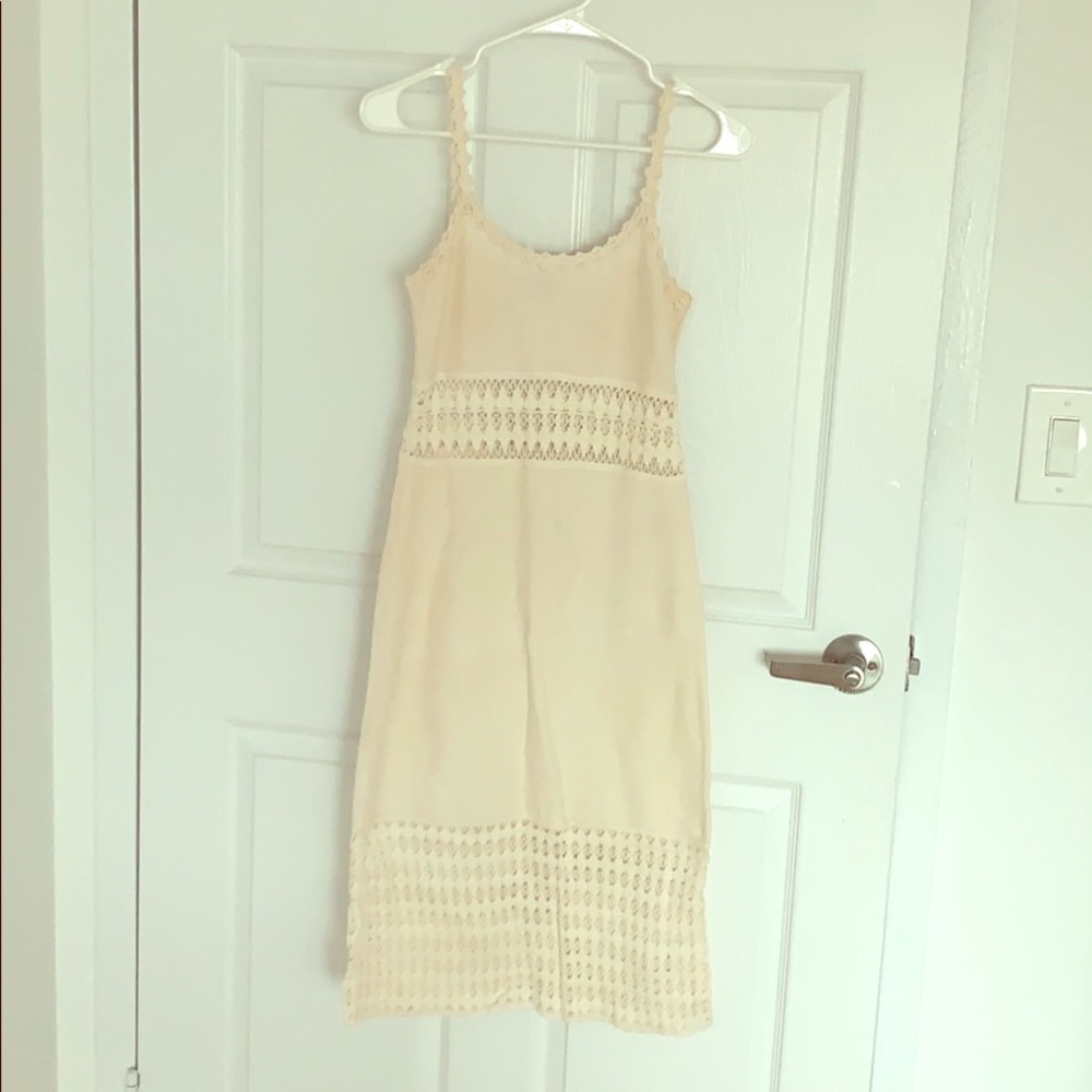Beautiful White Knitted Dress